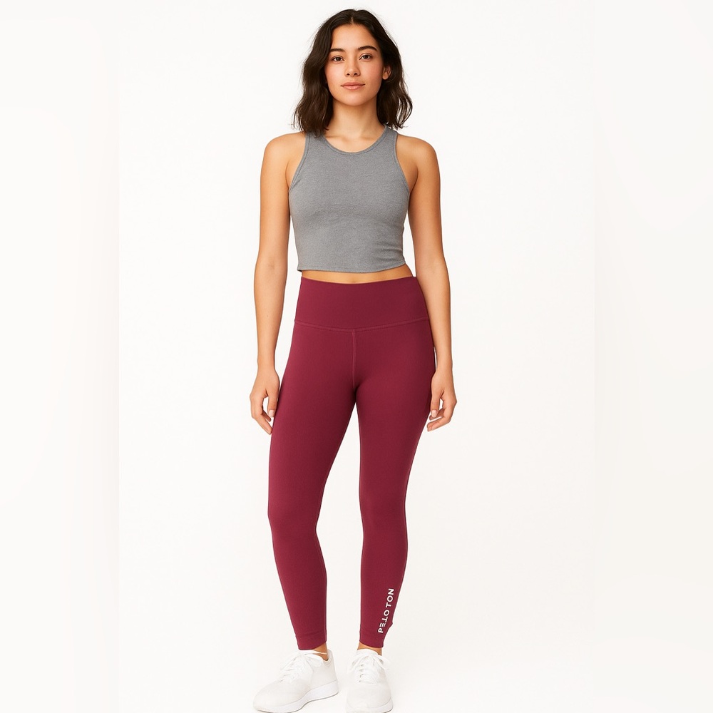 Peloton Dusty Rose High Rise Leggings Size Large - Picture 2 of 8